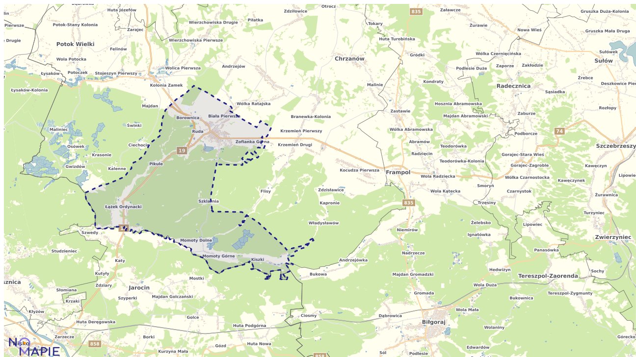 Mapa Geoportal Janów Lubelski